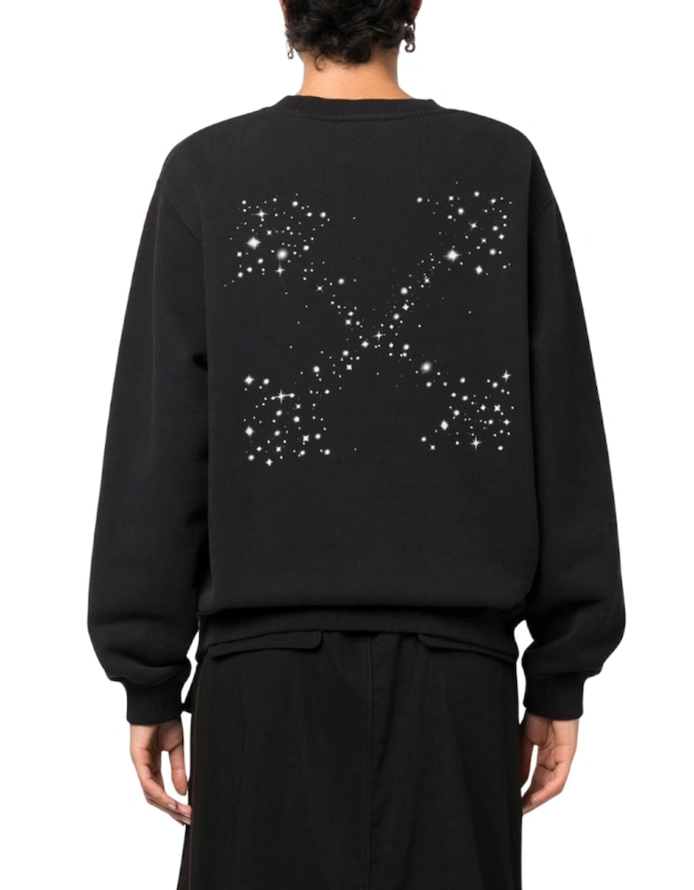 BlinG-Stars Arrow Reg Crewneck Black