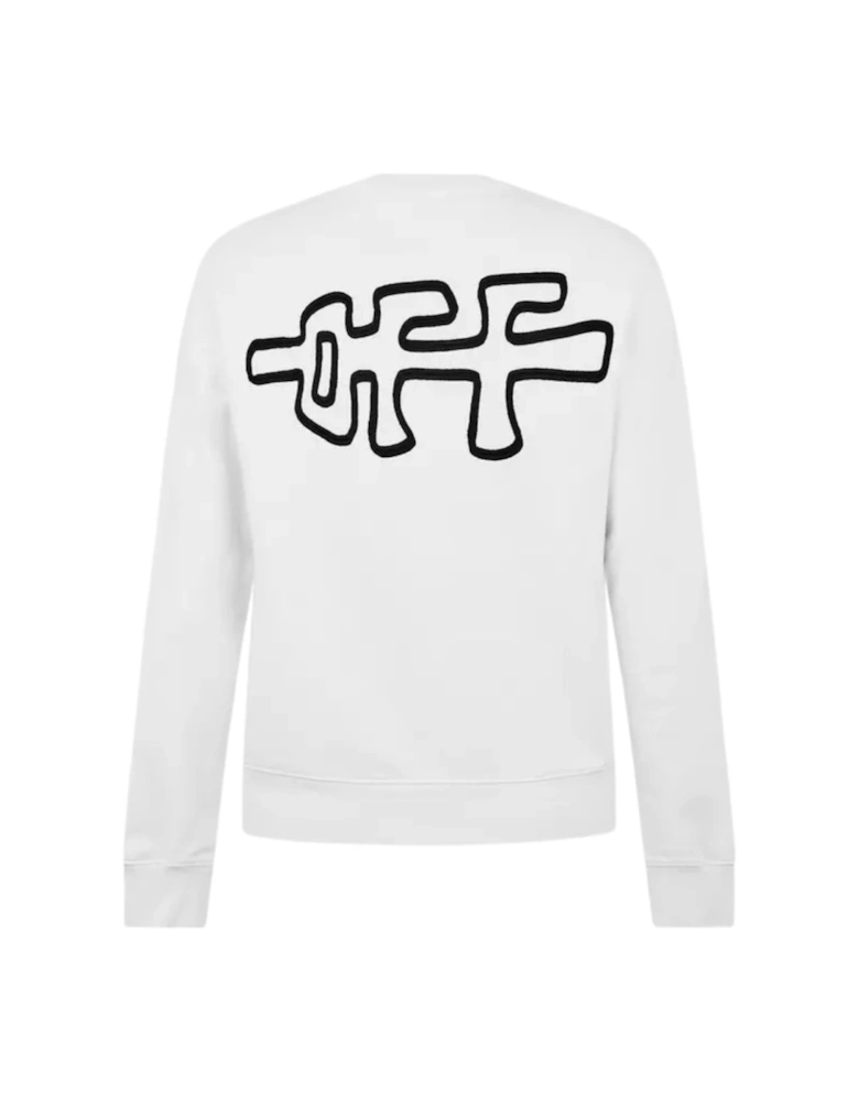Rocks Type Slim Crewneck White