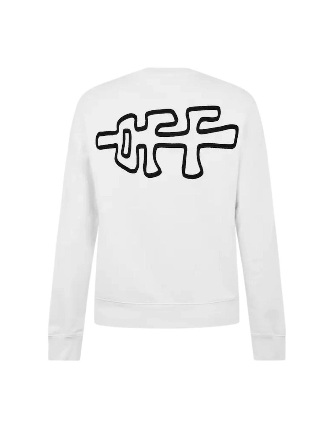Rocks Type Slim Crewneck White