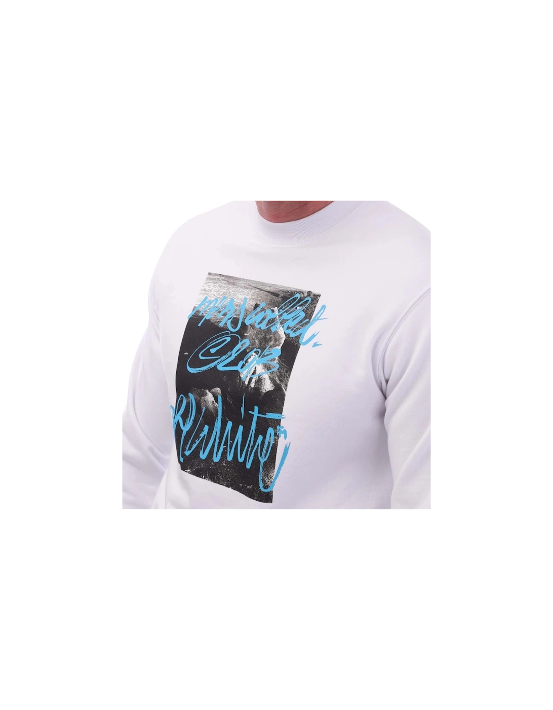 Rocks Type Slim Crewneck White