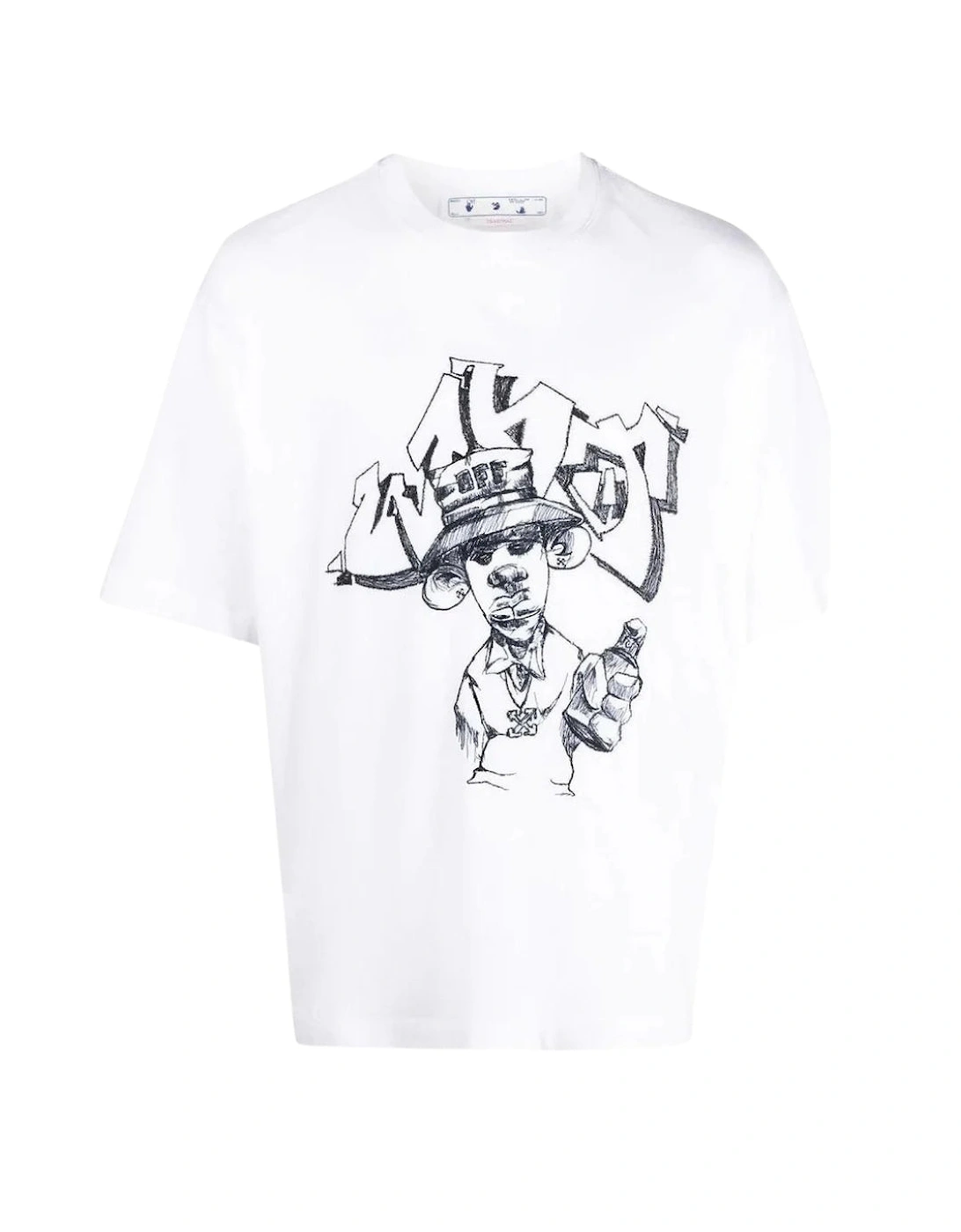 Graff Freest Over Skate Short Sleeve Tee White, 5 of 4