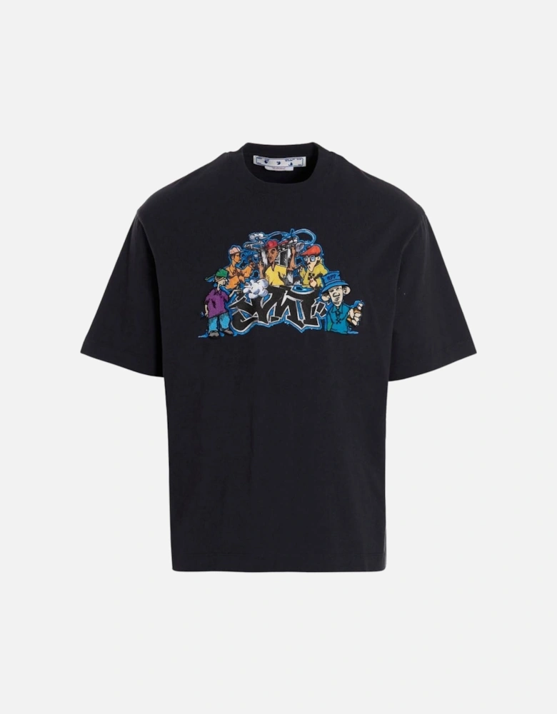 Graff Pupp Over Skate Short Sleeve Tee Outerspace