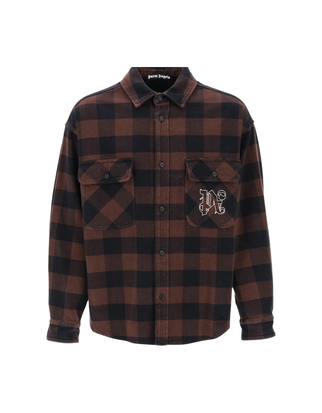 Pa Monogram Check Overshirt Brown, 5 of 4