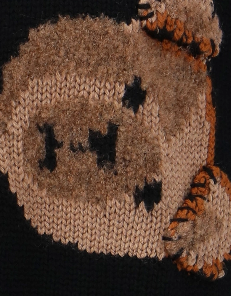 Pa Bear Sweater Black Brown