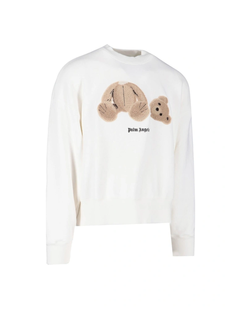 Kill The Bear Crew Sweatshirt White