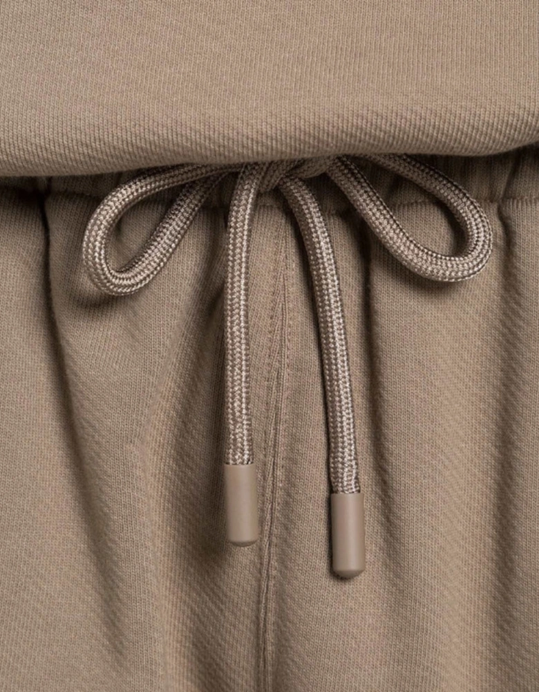Ow Embroidered Skate Sweatshorts Beige