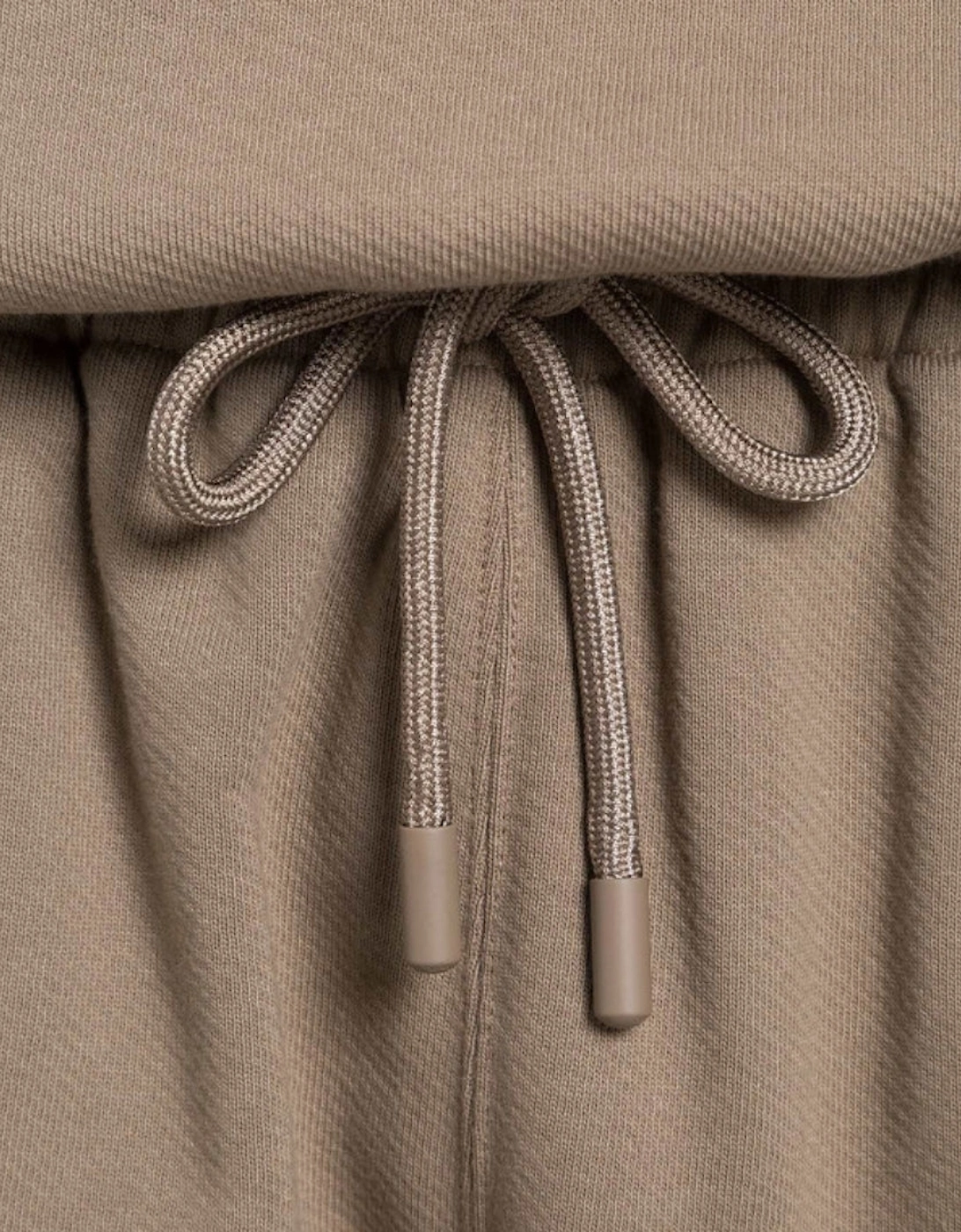 Ow Embroidered Skate Sweatshorts Beige