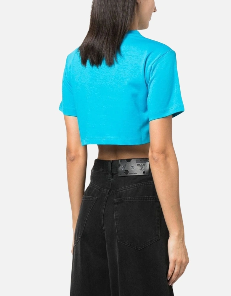 Helvetica Cropped T-Shirt