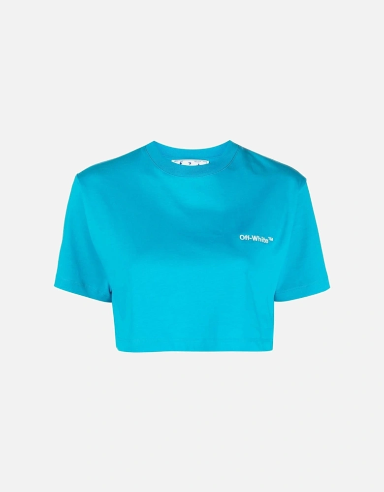 Helvetica Cropped T-Shirt