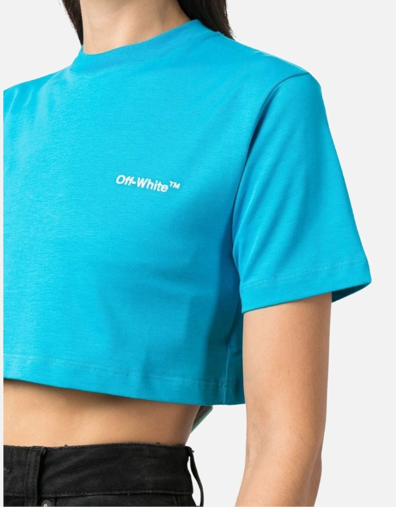 Helvetica Cropped T-Shirt