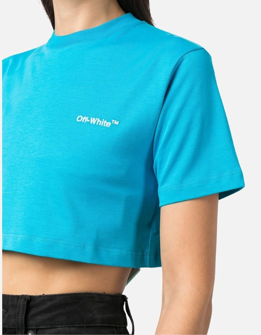 Helvetica Cropped T-Shirt