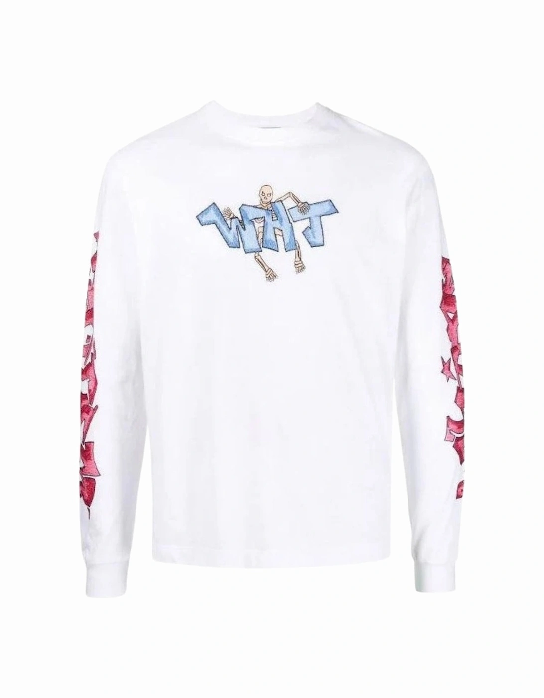 Graff White Pupp Skate Long Sleeve Tee White, 6 of 5