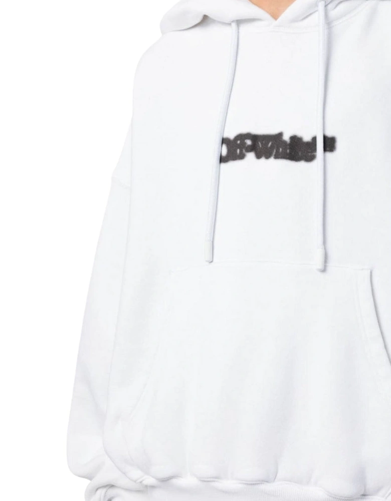 Blurr Book Over Hoodie White