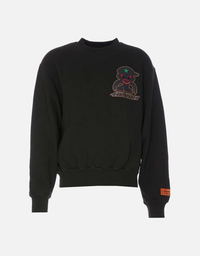 Monster Crew Sweat Black