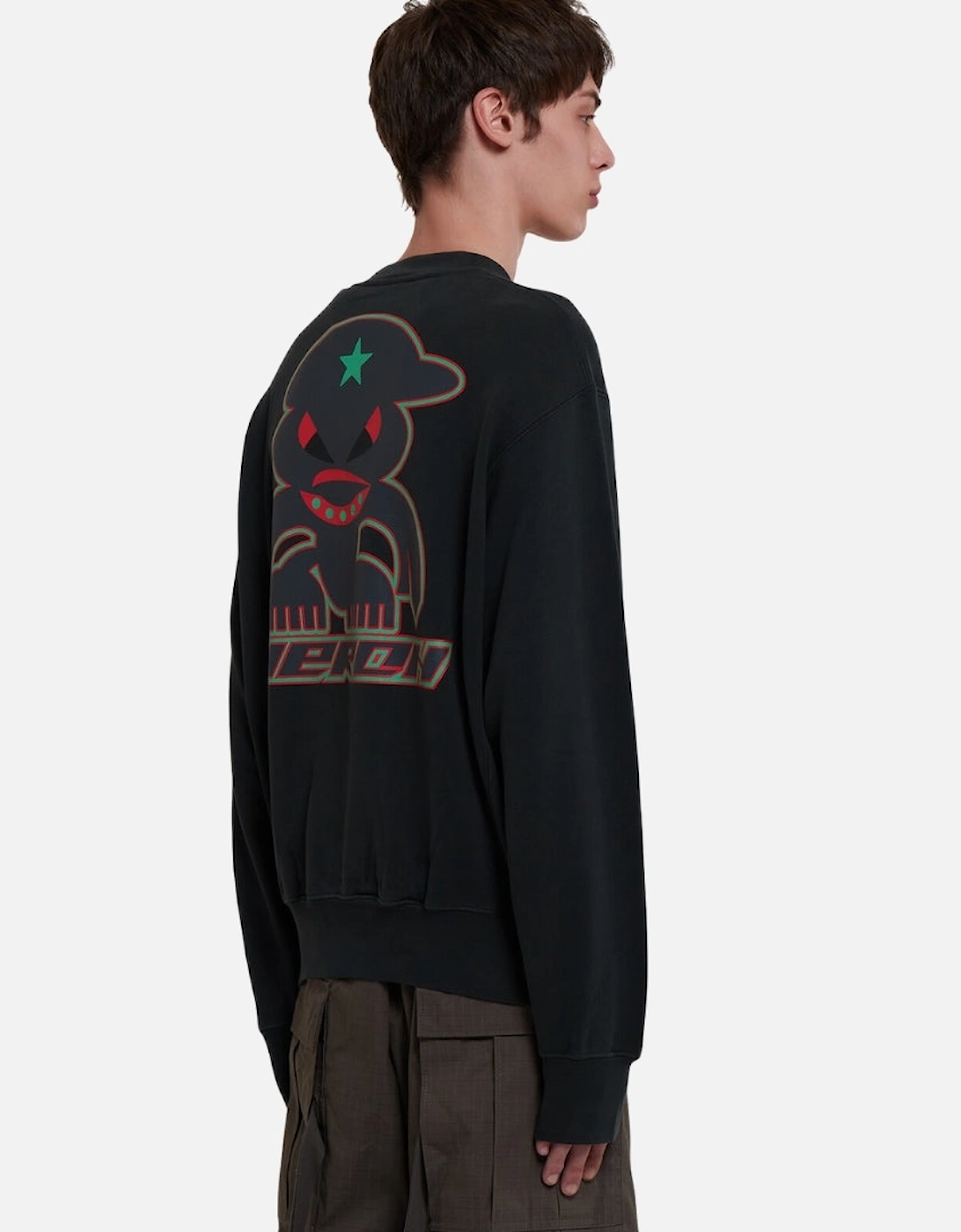 Monster Crew Sweat Black