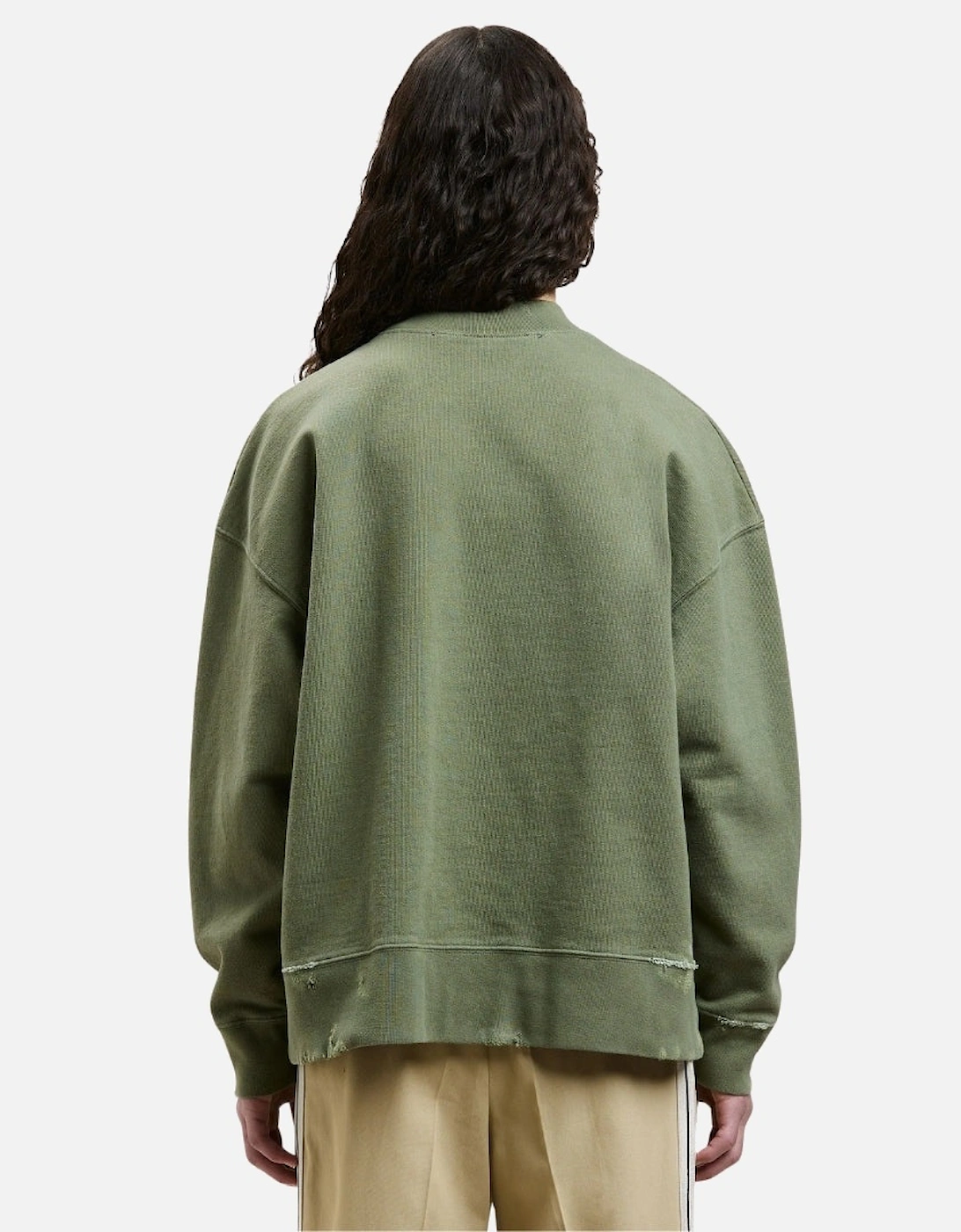 Burning Logo Crewneck Military