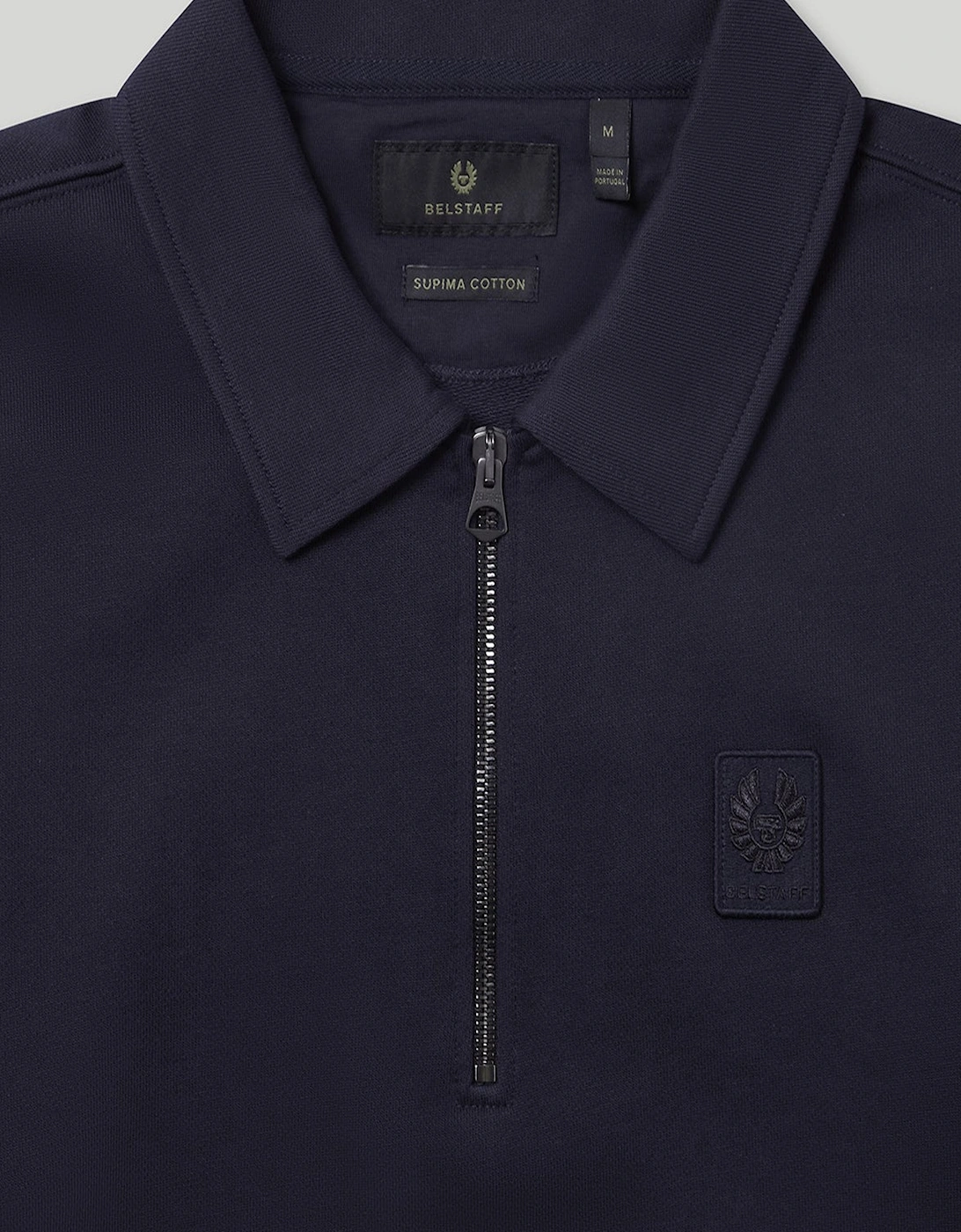 Curator Collared Sweatshirt Navy