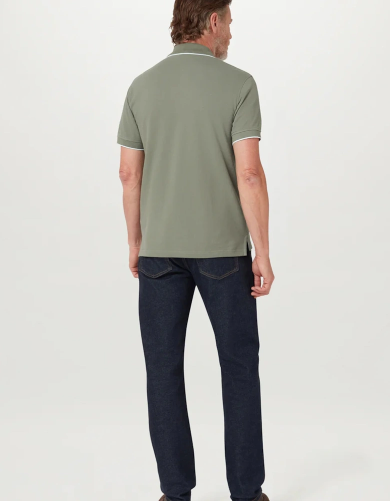 PATCH LOGO TIPPED POLO