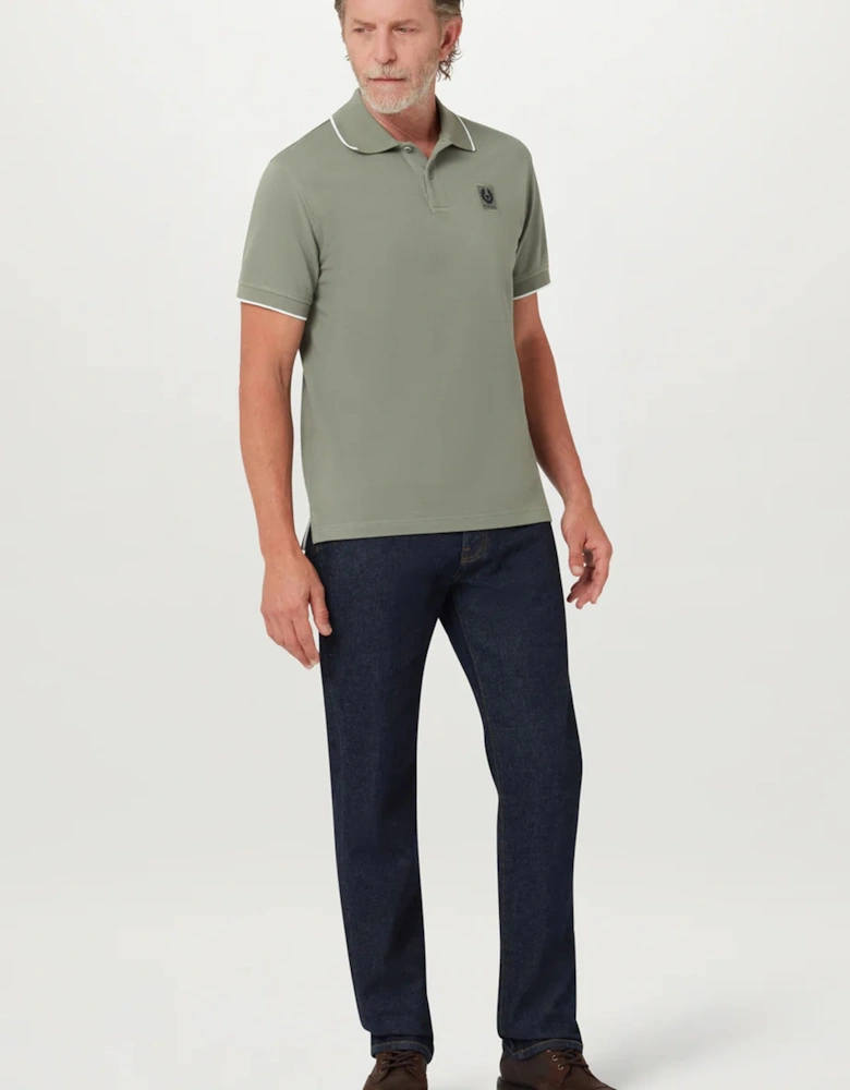 PATCH LOGO TIPPED POLO