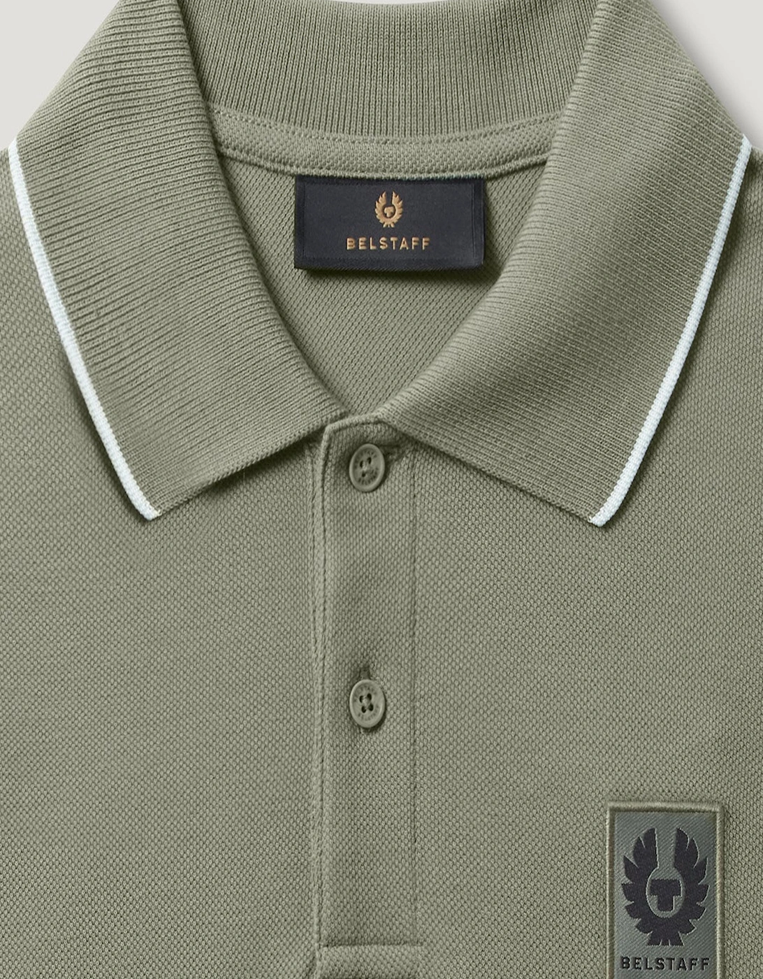 PATCH LOGO TIPPED POLO