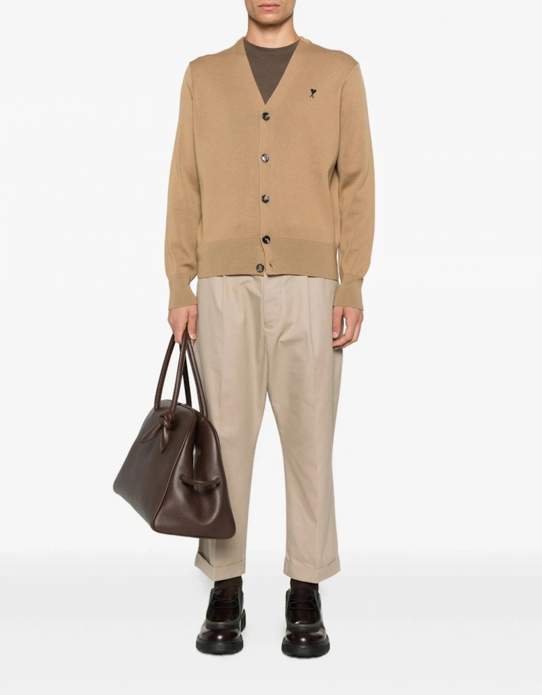 Carrot Oversized Trousers Beige