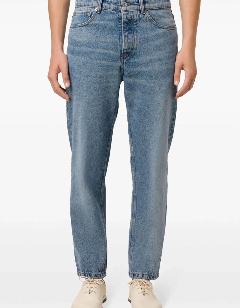 Tapered Fit Jeans Blue