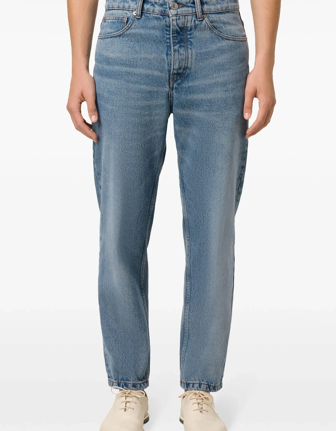 Tapered Fit Jeans Blue