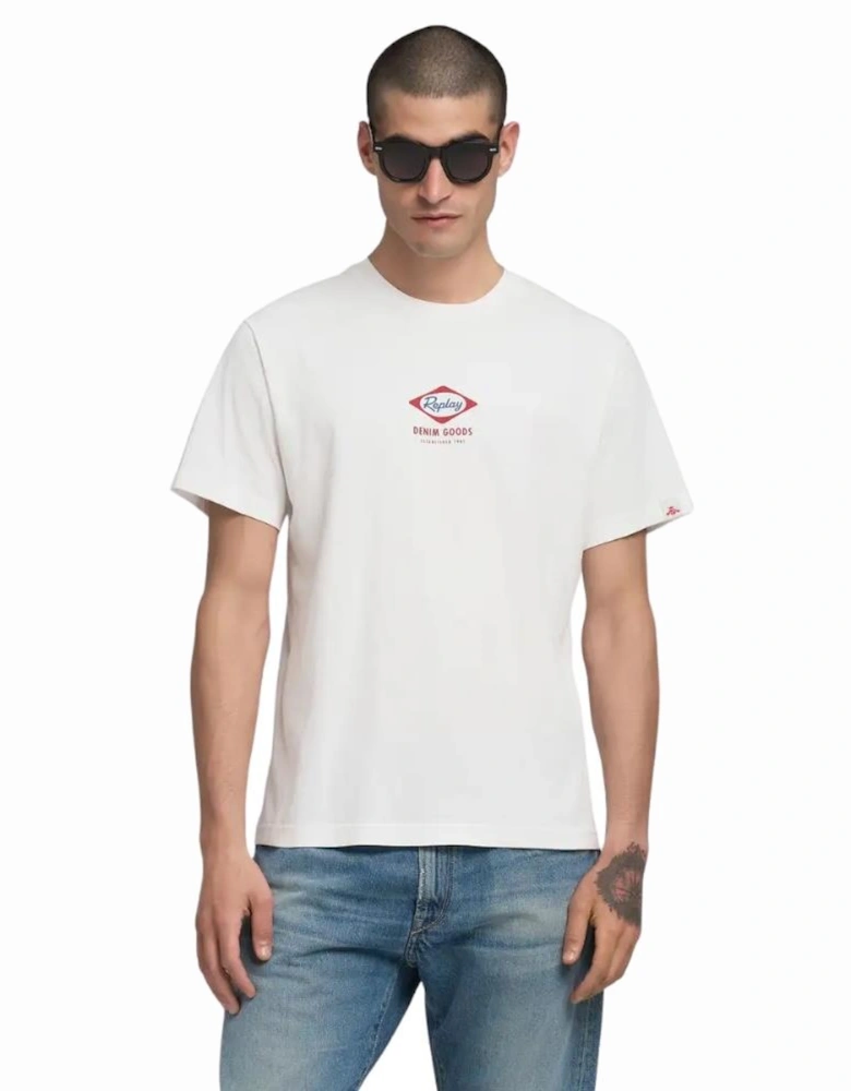 Denim Goods Diamond Tee - Natural White