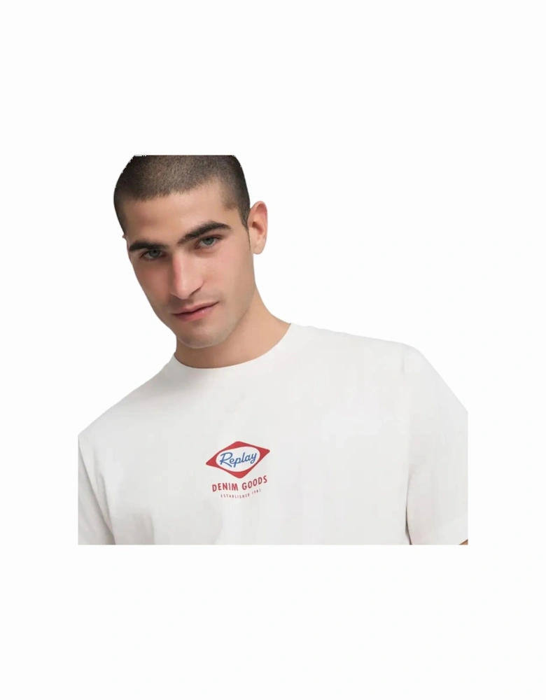 Denim Goods Diamond Tee - Natural White