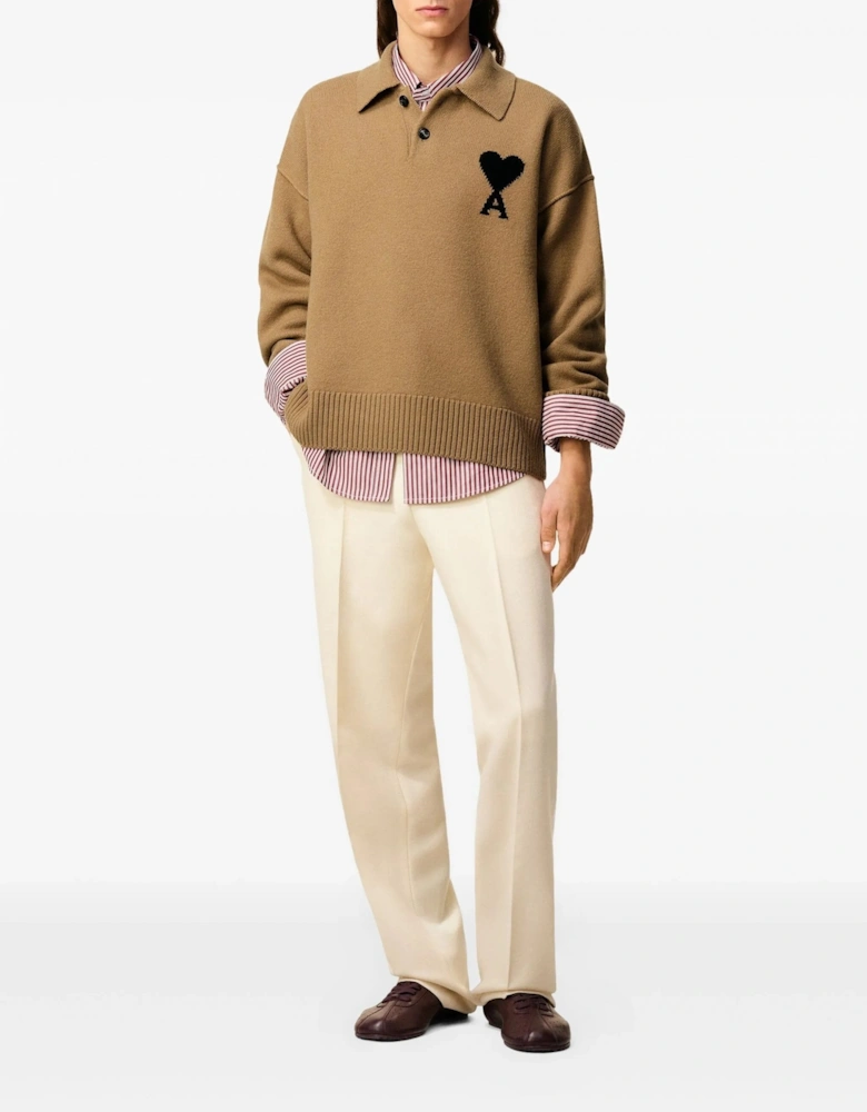 ADC Knitted Polo Tan