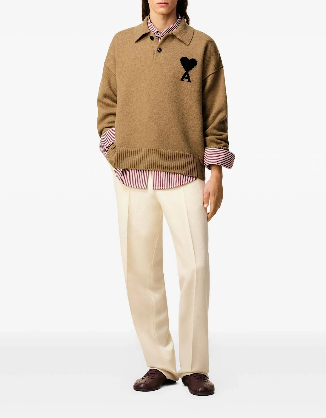 ADC Knitted Polo Tan