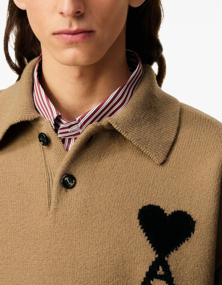 ADC Knitted Polo Tan