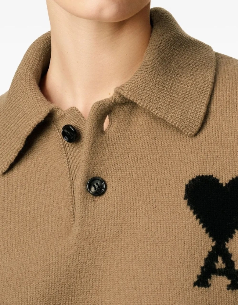 ADC Knitted Polo Tan