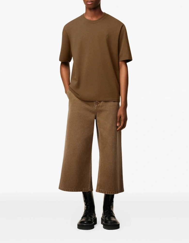 Heavy Organic Cotton T-Shirt Brown