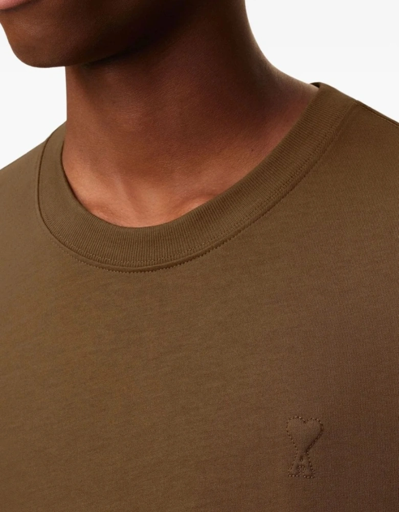Heavy Organic Cotton T-Shirt Brown
