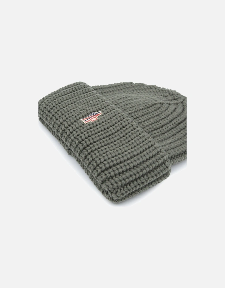 KNITTED FOLD BEANIE HAT