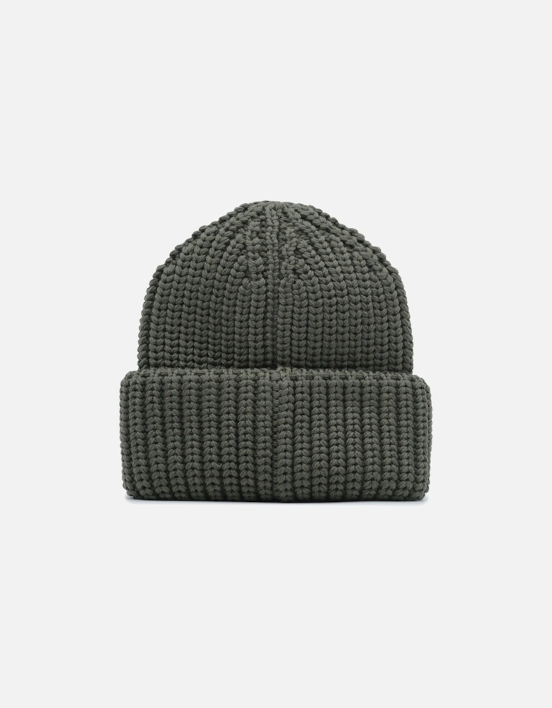KNITTED FOLD BEANIE HAT
