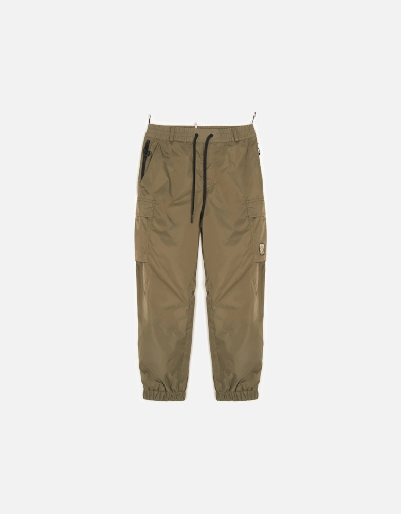 CUFFED NYLON TROUSERS