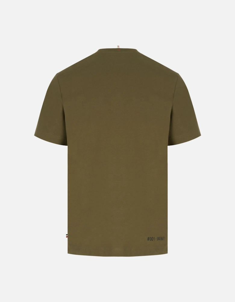 Branded Cotton T-shirt Green