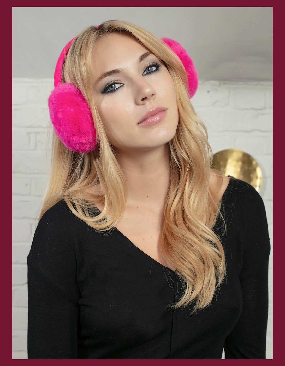 Nooki Design Women's Estella Earmuff-Fuchsia - Pink - Size: ONE