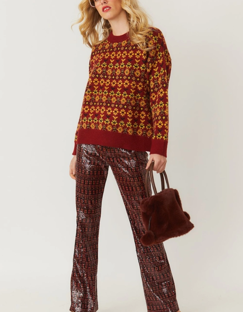 Chocolate Faux Fur Bag