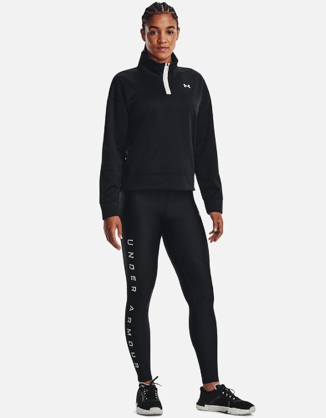 Armour Fleece Reflective 1/4 Zip Top - Reflective Quarter-Zip Top