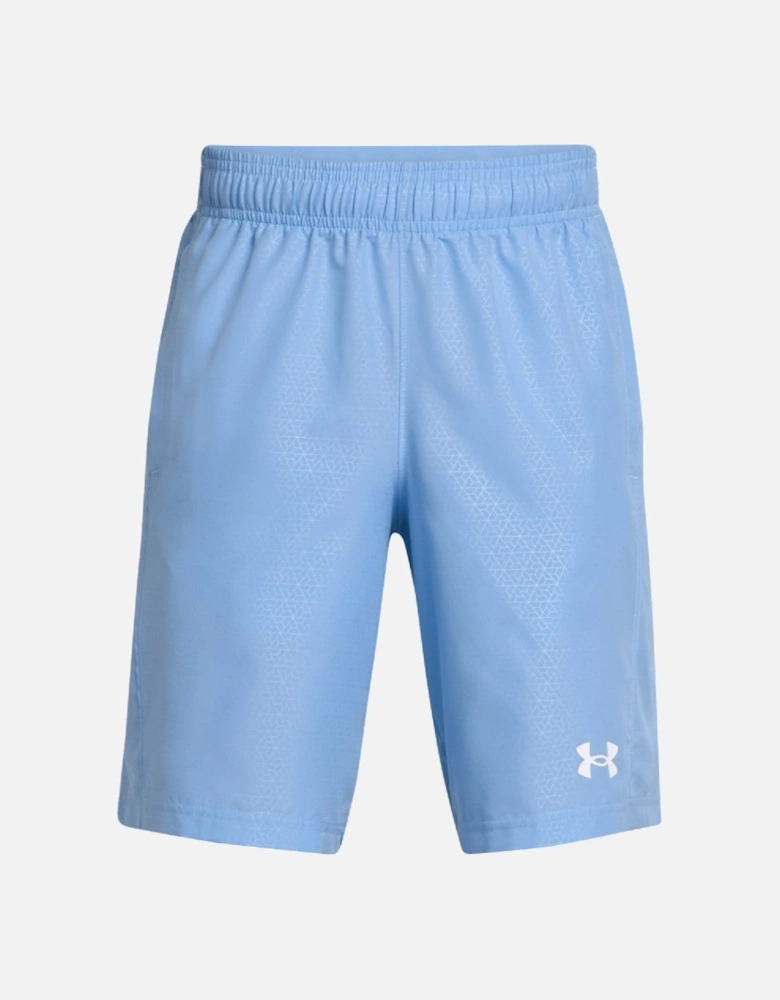 Juniors Woven Halfback Emboss Shorts