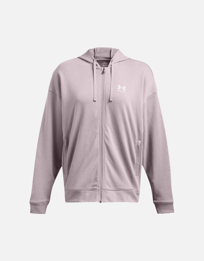 Rival Terry Oversized Full-Zip Hoodie