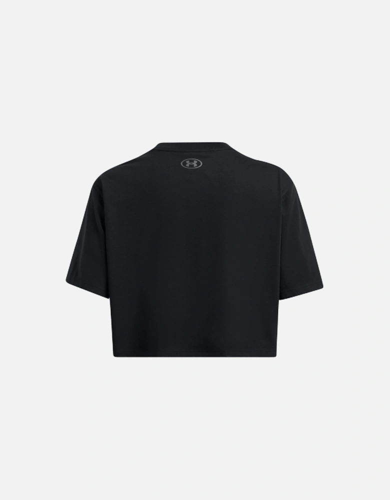 Boxy Crop Branded T-Shirt