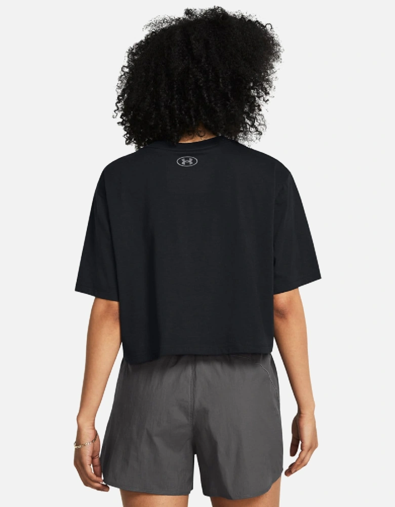 Boxy Crop Branded T-Shirt