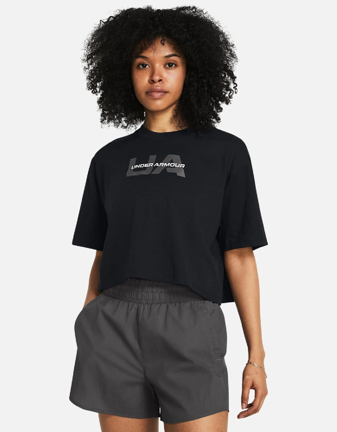 Boxy Crop Branded T-Shirt