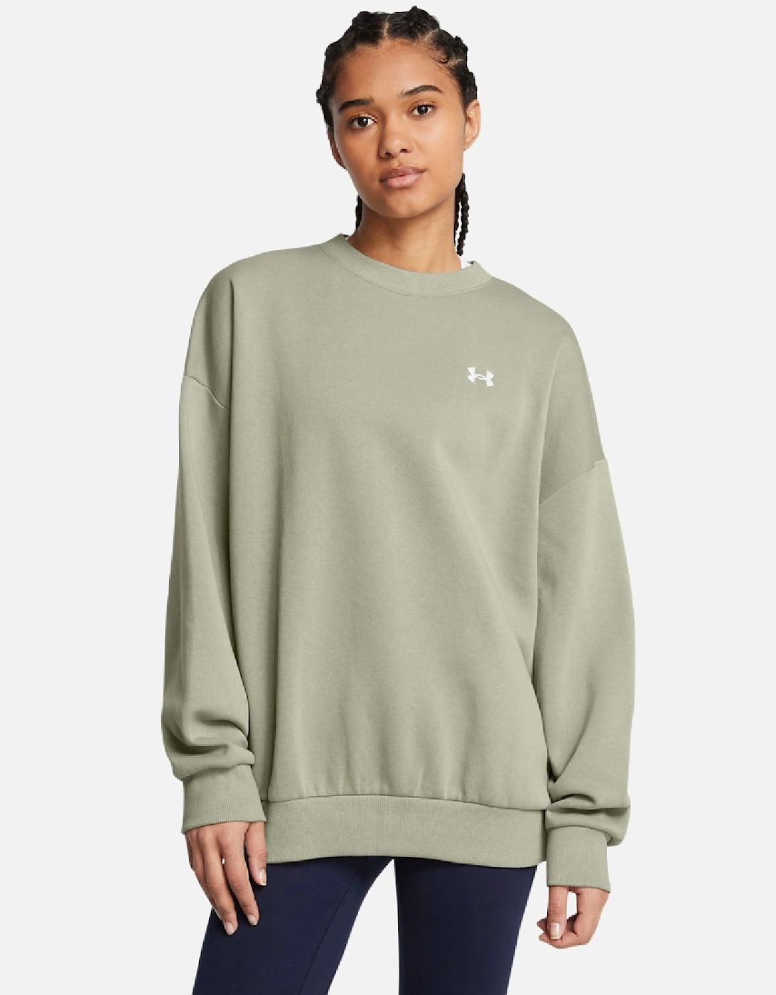 Rival Fleece Oversized Crewneck Sweatshirt, 6 of 5