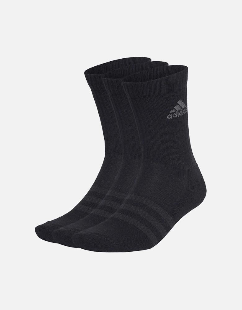 3-Pack Cushioned Crew Socks