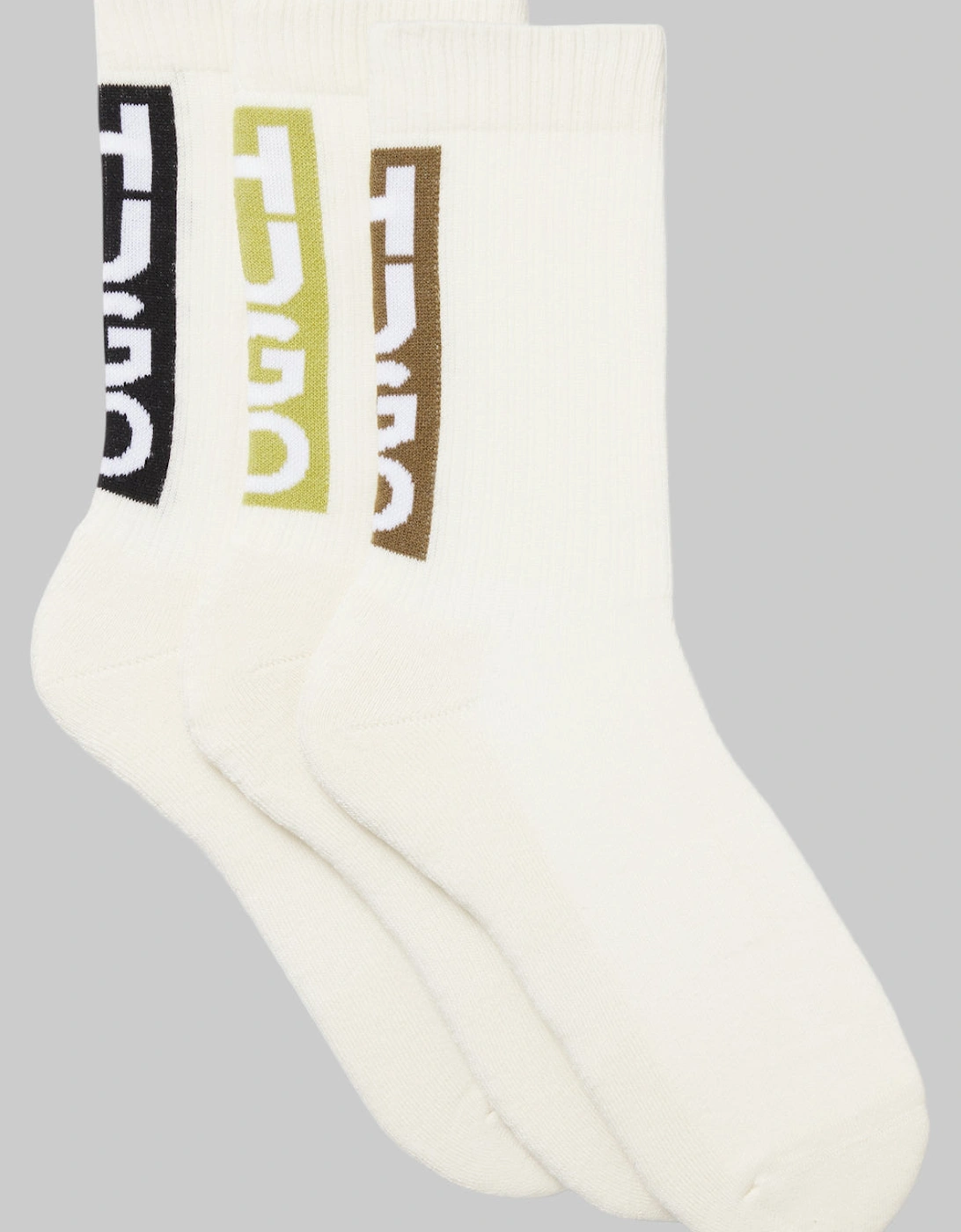 HUGO 3-Pack Back Label Sports Socks, Multicolour, 2 of 1